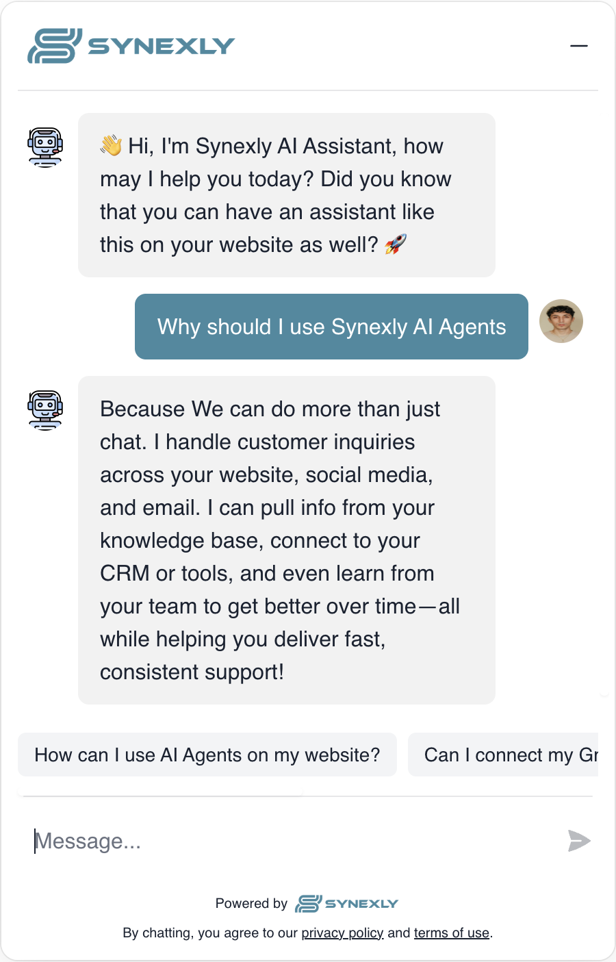AI Chatbot Preview